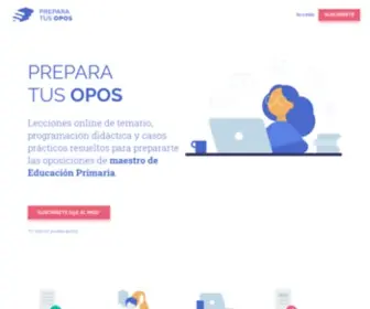 Preparatusoposiciones.es(Prepara tus Opos) Screenshot