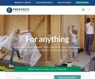 Preparedins.com(Prepared Insurance) Screenshot