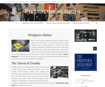 Preparednessradionetwork.com(We live in a world where preparing for a worst) Screenshot
