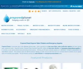 Preparedplanet.com(Propur water filter systems) Screenshot