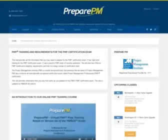 Preparepm.com(PMP Certification) Screenshot