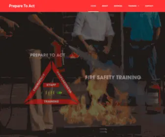 Preparetoact.com.au(Fire Safety Training) Screenshot