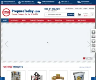 Preparetoday.com(Prepare Today) Screenshot