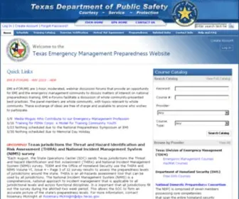 Preparingtexas.org(Texas Emergency Management) Screenshot