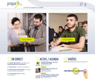 Prepas.net(Accueil) Screenshot