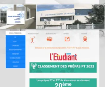 Prepatours-Vaucanson.org(Redirection en htm) Screenshot