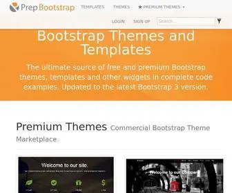 Prepbootstrap.com(Bootstrap themes and templates) Screenshot