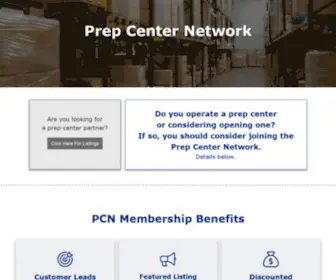 Prepcenternetwork.com(Prep Center Network Prep Center Network) Screenshot