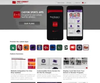 Prepconnectmobile.com(Mobile Apps for High Schools Sports & Athletic Programs) Screenshot
