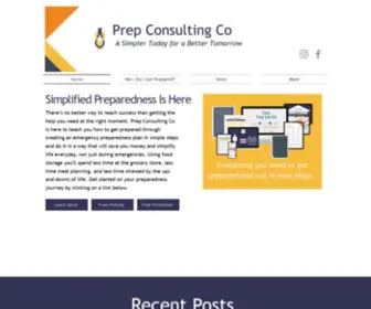 Prepconsultingco.com(Emergency Preparedness Plan) Screenshot