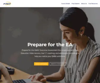 Prepexecutive.com(Executive Assessment Preparation) Screenshot