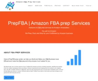 Prepfba.com(FBA/ FBM and multi channel fulfilment Prep Services) Screenshot