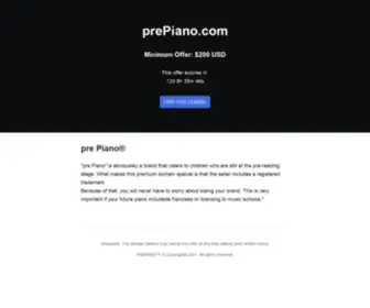 Prepiano.com(Pre Piano) Screenshot