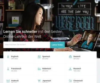 Preply.de(Learn with the best online language tutors) Screenshot
