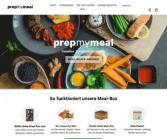 Prepmymeal.de(Prepmymeal liefert dir gesunde Meal Prep Gerichte direkt nach Hause) Screenshot