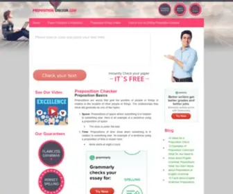 Prepositionchecker.com(Prepositionchecker) Screenshot