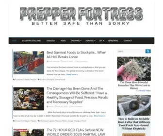 Prepperfortress.com(Better safe than sorry) Screenshot