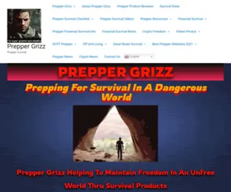 Preppergrizz.com(Prepper Grizz) Screenshot