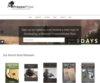 Prepperpress.com(Prepper Press) Screenshot