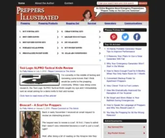 Preppersillustrated.com(Survival skills for preppers taught by a prepper. I teach why prepping) Screenshot