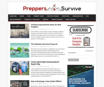 Prepperssurvive.com(Survival Prepper) Screenshot