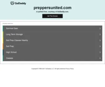 Preppersunited.com(Prepping For The Future) Screenshot