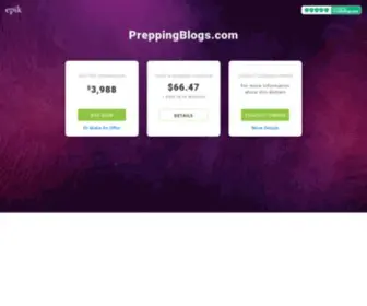 Preppingblogs.com(Prepping Blogs) Screenshot
