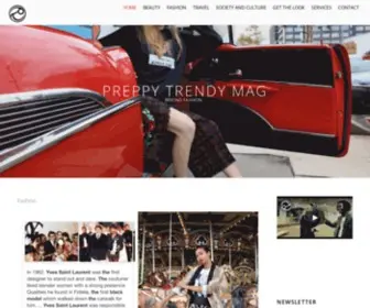 Preppytrendymag.com(Preppy Trendy Mag) Screenshot