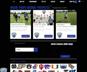 Preps2Prospects.com(Preps 2 Prospects) Screenshot