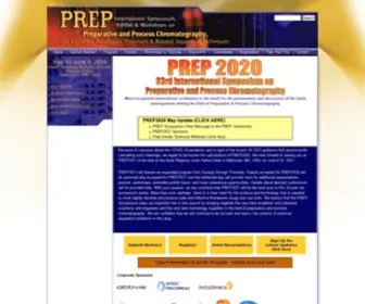 Prepsymposium.org(Preparative and Process Chromatography Symposium) Screenshot