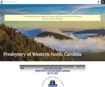 Presbyterywnc.org(Presbytery WNC) Screenshot