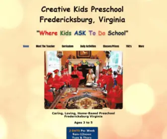 PreschoolfredericksburgVa.com(Preschool Fredericksburg VA) Screenshot