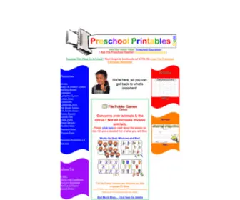 Preschoolprintables.com(Preschool Education) Screenshot