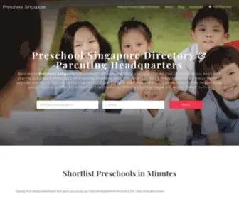 Preschoolsingapore.org(Preschoolsingapore) Screenshot