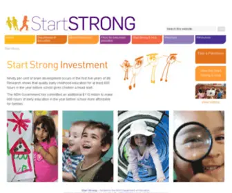 Preschoolsnsw.org.au(Start Strong) Screenshot