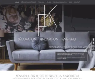 Prescilliakaroutchi.com(Votre décoratrice d'intérieur à Nice) Screenshot