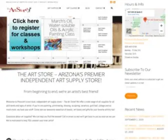 PrescottartStore.com(The Art Store) Screenshot