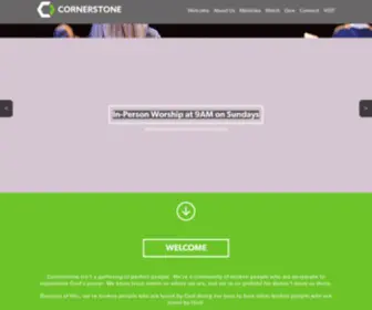 Prescottcornerstone.com(Cornerstone Church) Screenshot