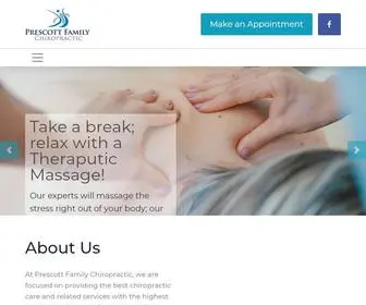 Prescottfamilychiropractic.ca(Top Shockwave Massage Therapists & Chiropractic care Brockville) Screenshot