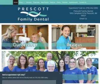 Prescottfamilydental.com(Prescott Family Dental) Screenshot