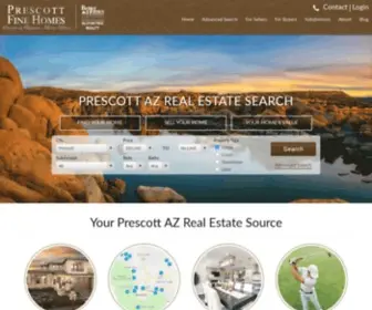 Prescottfinehomes.net(Prescott Real Estate) Screenshot