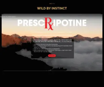 Prescripotine.com(Nicotine Prescription Proforma) Screenshot