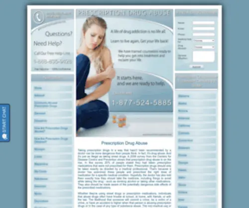 Prescriptiondrugabuse.org(Prescriptiondrugabuse) Screenshot