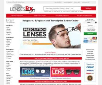 Prescriptioneyeglasses.biz(Lenses Rx Online Optical) Screenshot