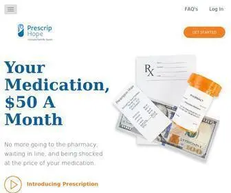 Prescriptionhope.com(Prescription Hope) Screenshot