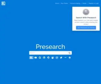 Presearch.org(Presearch) Screenshot