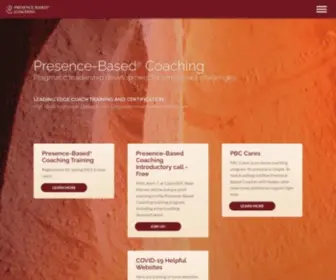 Presencebasedcoaching.com(Presence-Based Coaching) Screenshot