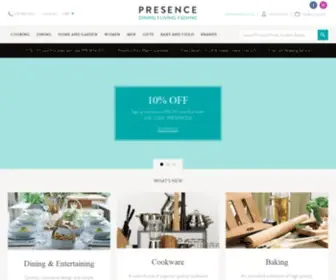 Presencedirect.com(Cookware, Tableware, Home and Gifts) Screenshot