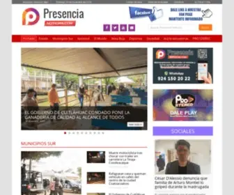 Presencianoticias.com(Noticias del sur de Veracruz) Screenshot