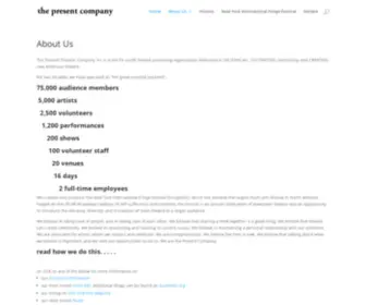 Presentcompany.org(The Present Company) Screenshot